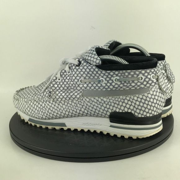 Adidas Consortium White/Black Athletic Running Shoes 022317 Men’s Size 9 - Picture 7 of 12